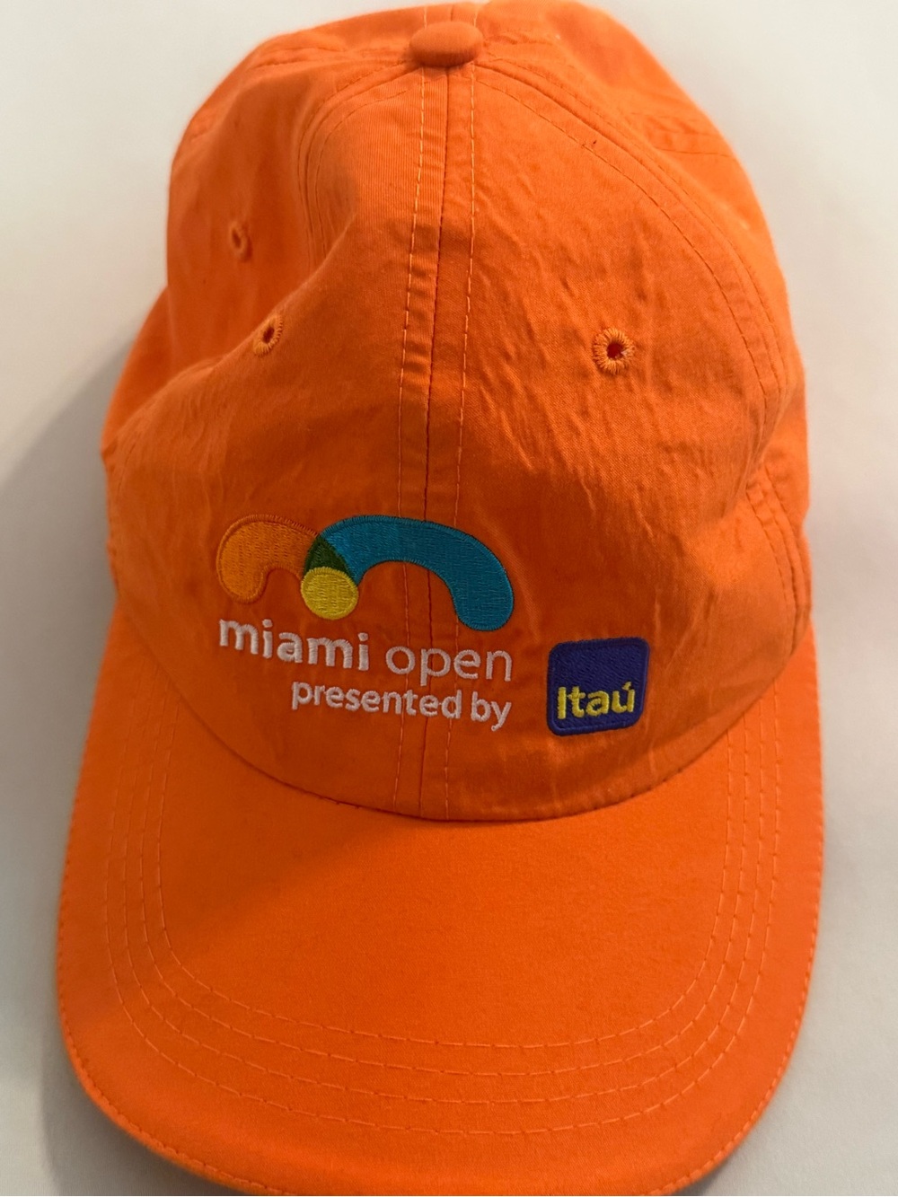 Miami Open Orange Baseball Cap